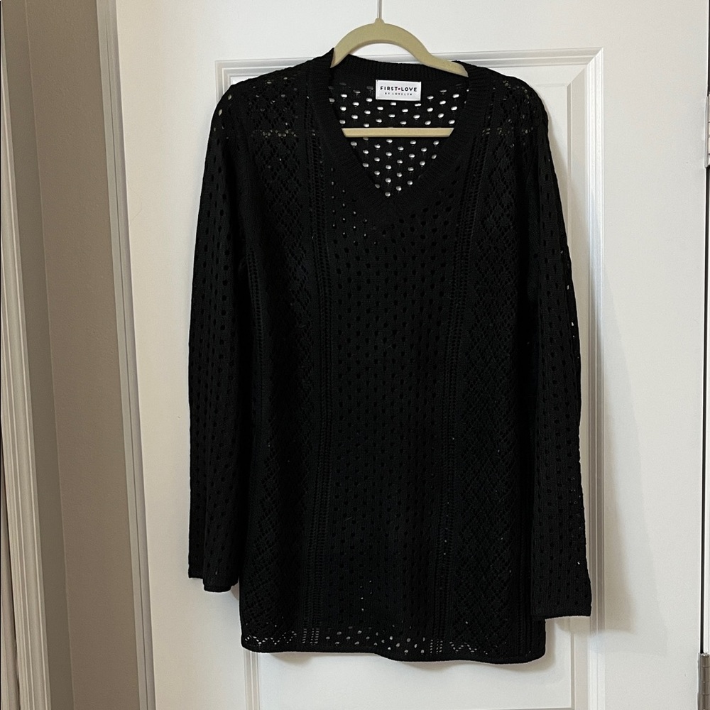 First Love Black Women's Sweater